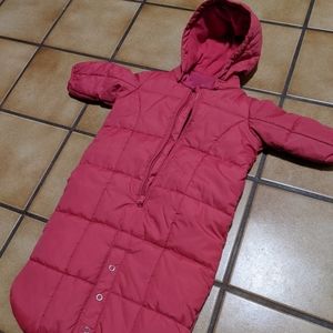 Baby GAP pink baby winter jacket/snow suit